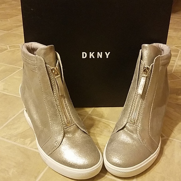 Donna Karan Wedge Sneakers - Picture 3 of 5